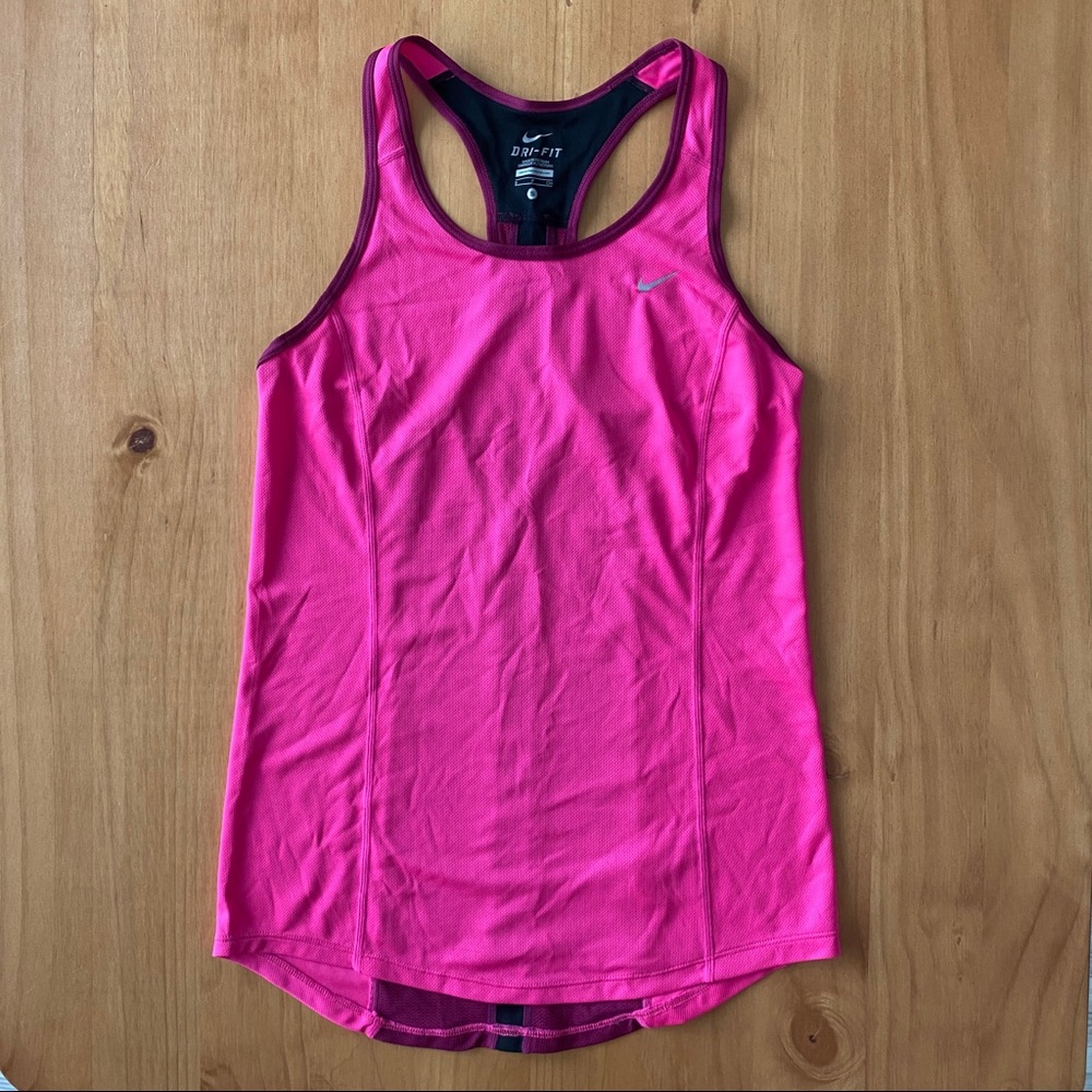 NIKE PINK MESH RACERBACK DRI FIT SZ S